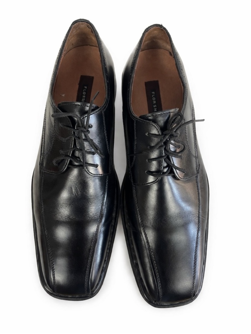 Florsheim Men’s Black Leather Oxford Dress Shoes Size 13D Wide Classic Lace Up
